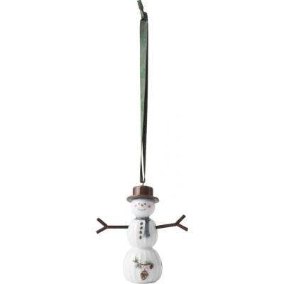 Kähler Design Keramická vianočná ozdoba Hammershøi Snowman