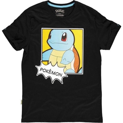 tričko Pokémon Squirtle Černá černé