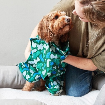 Dock&Bay Кърпа за кучета 120х90см - Where's Woofy (5061011623119)