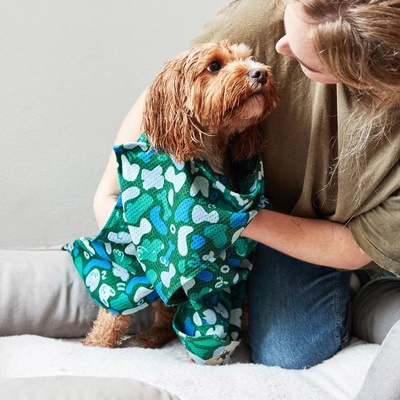 Dock&Bay Кърпа за кучета 120х90см - Where's Woofy (5061011623119)