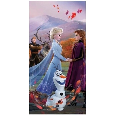 Jerry Fabrics Detská plážová osuška Minecraft Frozen 2 wild 70 x 140 cm