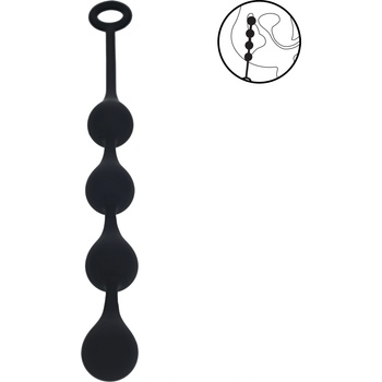 Levelz Waterdrop Silicone Anal Balls M 30mm Black