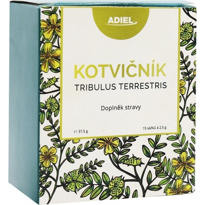 Adiel Kotvičník čaj 15 sáčků 3 x 2,5 g