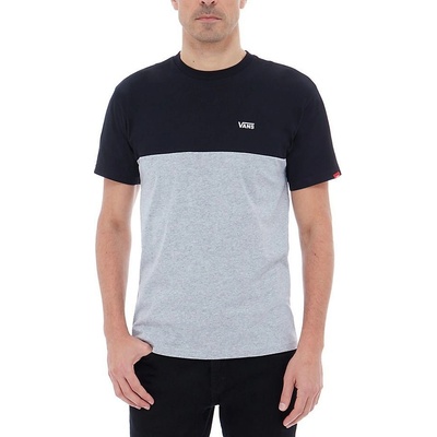 Vans COLORBLOCK TEE BLACK ATHLETIC HEATHER