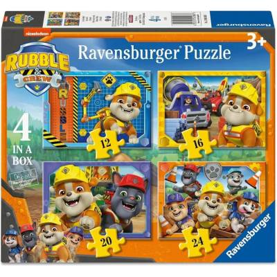 RAVENSBURGER Rubble a jeho parta 4v1 12,16,20,24 dílků