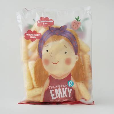 Chrumky malej Emky so sušenou jahodou a jablkom 40 g