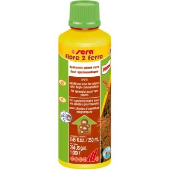 Sera Flore 2 Ferro-Течна добавка с желязо за аквариумни растениям, за великолепни цветове - 500 мл