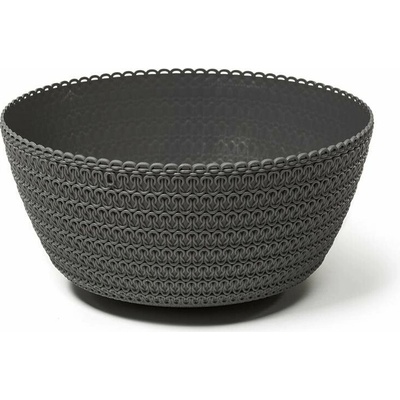 LAMELA, kvetináč-žardinka JERSEY 24 x 13,2 cm, antracit