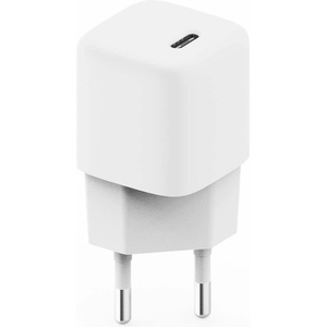 Platinet Захранване за ел. мрежа с USB-C изход и технология за бързо зареждане - Platinet USB-C Wall Charger 20W (бял) (PLCUPDM20W)
