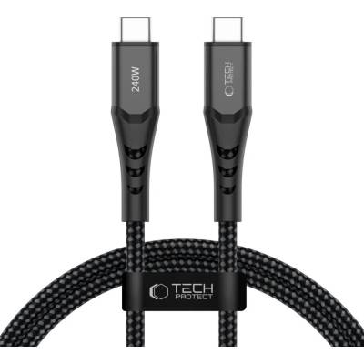 Tech-Protect UB11T ULTRABOOST USB-C PD 240W / QC3.0 100cm černý