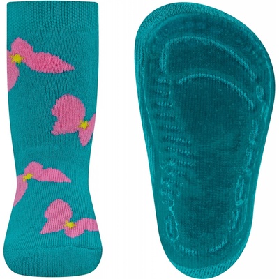 Ewers Stoppersocken SoftStep Schmetterlinge lapis