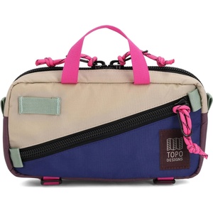 Topo Designs Чанта за кръст Topo designs Mini Quick Pack Hip bag - Cobblestone / Aura - размер 2, 5 l (510-5449-0911)