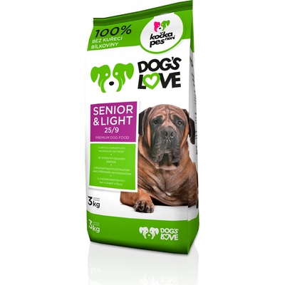 Dog's love Senior & Light 3 kg