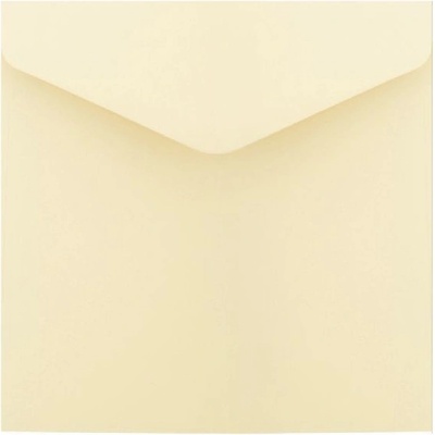 Obálka 120g 160x160 hladká, krémová, vlhčící