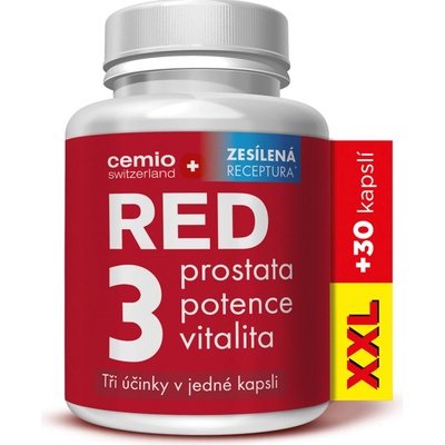 Cemio RED3 XXL 90 + 30 kapsúl