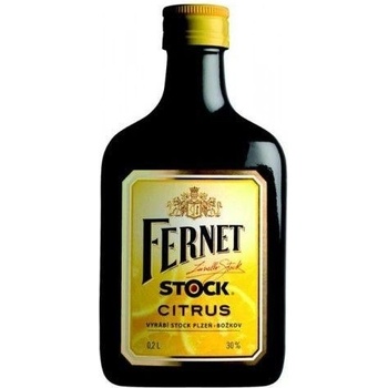 Fernet Stock Citrus 27% 0,2 l (holá láhev)