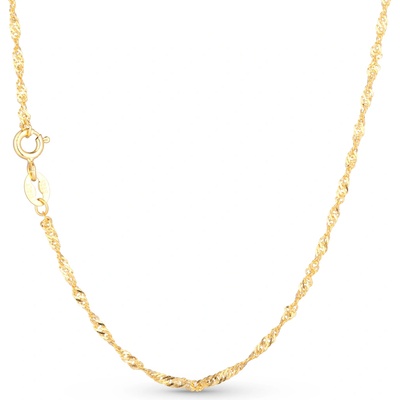 Olivie Gold twisted strieborná retiazka 4632