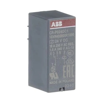 ABB Щепселно реле abb cr-p024dc1, 16a/24vdc , 1no (m518593)
