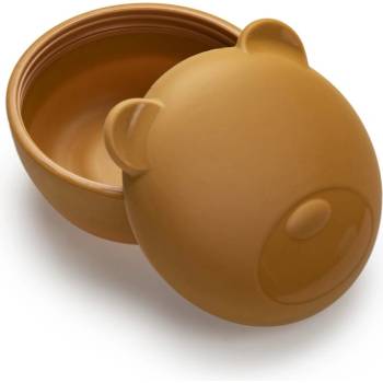 Melii Silicone Bowl with Lid кутия за закуска Bear 350ml