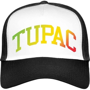 2Pac Gradient Logo Шапка с козирка Black & White UNI (2PACMBCAP01WB)