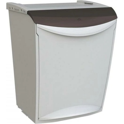 Denox Ekosystem odpadkový kôš na triedený odpad 25 l, sivý - zmes