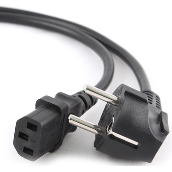 LANBERG CEE 7/7 na IEC 320 C13 POWER CORD 5M VDE černý CA-C13C-11CC-0050-BK