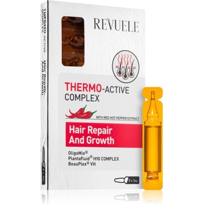 Revuele Thermo-Active Complex Hair Repair And Growth ampuly pre rast vlasov a posilnenie od korienkov 8x5 ml
