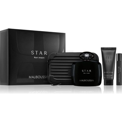 Mauboussin Star Mauboussin Star For Men čistiaci sprchový gél 75 ml + Mauboussin Star For Men EDP 90 ml + Mauboussin Star For Men EDP 20 ml
