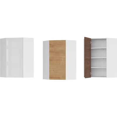 BRW Горен ъглов шкаф Sole - GNWU_60/95_L - ляв (Sole - GNWU_60/95_L)