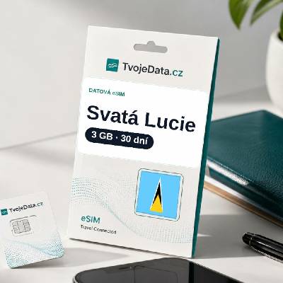 eSIM Svatá Lucie 3 GB / 29 dní - Svatá Lucie P192ET9VH