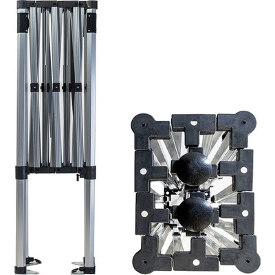 TENTino Konstrukce nůžkového párty stanu SMALL HEXAGON 2x3 m bez opláštění