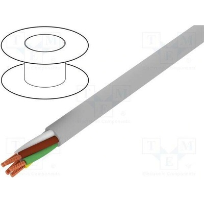 BITNER S30133 Vodič BiT LiYY LiYY 8x1mm2 nestíněný 300V Cu lanko šedá