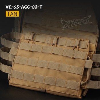 Wosport Přední platforma pro JPC vestu 2.0 písková
