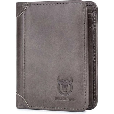 Bullcaptain elegantná kožená peňaženka Gerold šedá BULLCAPTAIN QB031Vs2