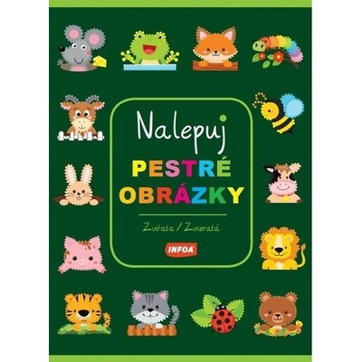 Nalepuj pestré obrázky zvířata zvieratá