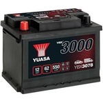 YUASA 62Ah 550A left+ (YBX3078)