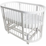 Azaria Бебешка кошара 8 в 1 Azaria - Multi, с матрак, White (524125067) - baby