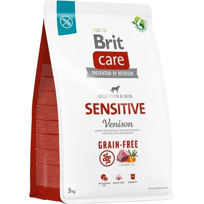 Brit BRIT Care Grain-free Sensitive Venison Храна за кучета, суха, с еленско, без зърно, 3kg