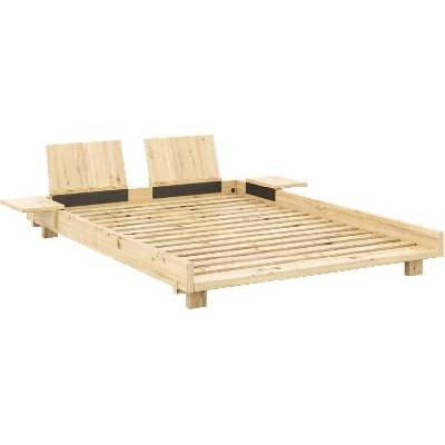 Karup Design Social Bed s roštom z borovicového dreva v prírodnej farbe