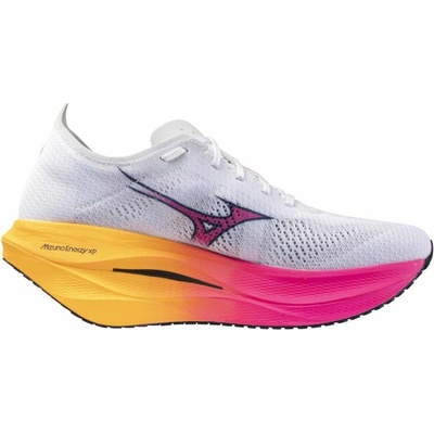 Mizuno běžecká obuv Wave Rebellion Pro 3 White/Pink Tetra/Tang Orange