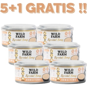 WILD FARM Special Soup 6x80 г Sensitive - ароматна супа - подпомага правилното хидратиране