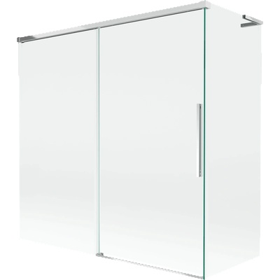 Mexen Rox L душ параван 2-крили разтегателен 160 + 75 x 150 см, прозрачен, хром - 8C9L-160-075-01-00 (8C9L-160-075-01-00)