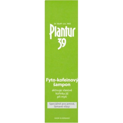 Plantur 39 Šampon s fytokofeinem speciálně pro jemné lámavé vlasy 250 ml