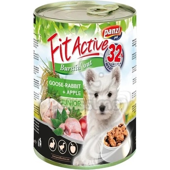 Panzi FitActive junior Goos-Rabbit + Apple 24x415 g