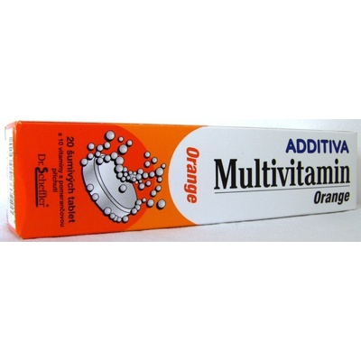 Additiva Multivitamín + minerál orange 20 šumivých tabliet