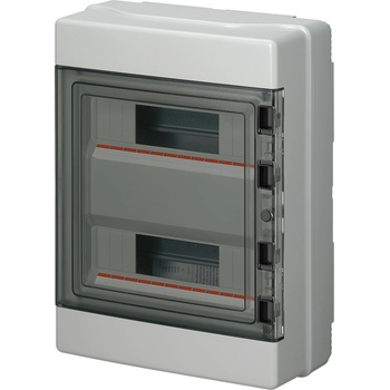 ELMARK Ec620 ТАБЛО ЗА ОТКРИТ МОНТАЖ 24 МОДУЛА (2Х12) ip65 СИВ (ec62024e)