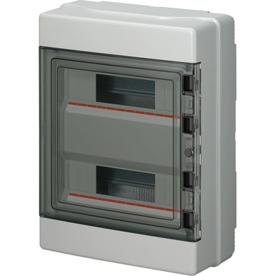 ELMARK Ec620 ТАБЛО ЗА ОТКРИТ МОНТАЖ 24 МОДУЛА (2Х12) ip65 СИВ (ec62024e)