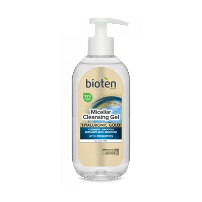 Bioten Cosmetics Hyaluronic Gold Cleansing Gel Почистващи гелове за лице 200ml