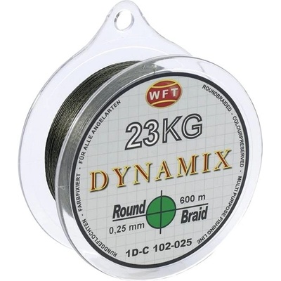WFT Šnúra Round Dynamix KG Zelená 300m 0,35mm 32kg