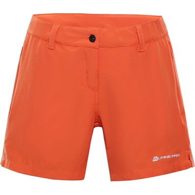 Alpine Pro cuoma 2 dámske šortky LPAN315 tmavo oranžová